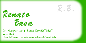 renato basa business card